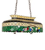 32"L Green Billiard Oblong Pendant