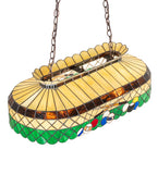 32"L Green Billiard Oblong Pendant