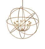 54"W Atom Enerjisi 12 Lt Chandelier