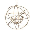 54"W Atom Enerjisi 12 Lt Chandelier
