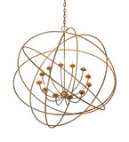 54"W Atom Enerjisi 12 Lt Chandelier