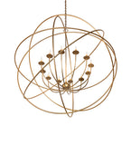 54"W Atom Enerjisi 12 Lt Chandelier