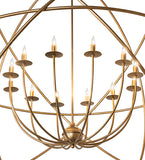 54"W Atom Enerjisi 12 Lt Chandelier