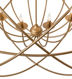 54"W Atom Enerjisi 12 Lt Chandelier