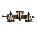 34"L Desert Arrow 3 Lt Right Vanity Light