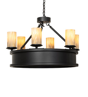 34"W Bosa 6 Lt Pendant
