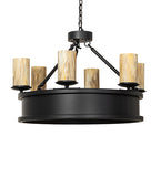 34"W Bosa 6 Lt Pendant