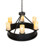 34"W Bosa 6 Lt Pendant