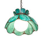 18"W Anabelle Teal Pendant