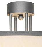 24"W Cilindro Semi-Flush Mount