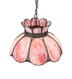 18"W Anabelle Pink Pendant