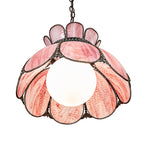 18"W Anabelle Pink Pendant