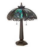 25"H Lattice Filigree Table Lamp