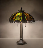 25"H Lattice Filigree Table Lamp