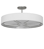 50"W Cilindro Milwaukee Semi-Flush Mount
