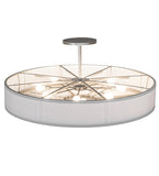 50"W Cilindro Milwaukee Semi-Flush Mount