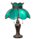 23"H Annabelle Teal Table Lamp