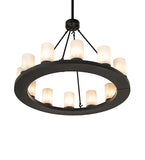 44"W Loxley 12 Lt Chandelier