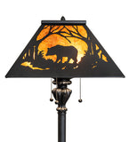 Bear at Dawn Floor Lamp