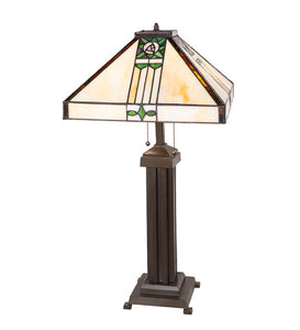 27"H Pasadena Rose Table Lamp
