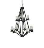 42"W Galen 12 Lt Chandelier