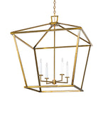 34"Sq Kitzi Tapered Pendant