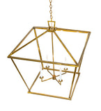 34"Sq Kitzi Tapered Pendant