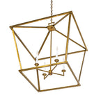 34"Sq Kitzi Tapered Pendant