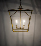 34"Sq Kitzi Tapered Pendant