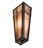 5"W Triangulator Mission Wall Sconce