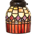 16"W Tiffany Candice 2 Lt Wall Sconce