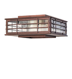 14"Sq Pontrefract Lantern Flush Mount