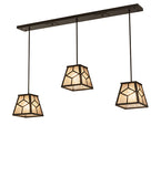 48"L Diamond Craftsman 3 Lt Island Pendant