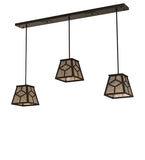 48"L Diamond Craftsman 3 Lt Island Pendant