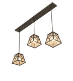 48"L Diamond Craftsman 3 Lt Island Pendant