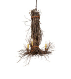 24"W Twigs 3 Lt Chandelier