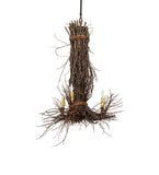 24"W Twigs 3 Lt Chandelier