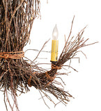 24"W Twigs 3 Lt Chandelier