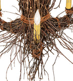 24"W Twigs 3 Lt Chandelier