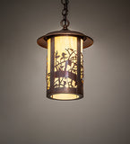 10"W Fulton Apple Branch Outdoor Pendant