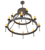 43.5"W Stowe 12 Lt Two Tier Chandelier