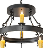43.5"W Stowe 12 Lt Two Tier Chandelier
