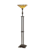 71"H Delta Jadestone Torchiere