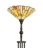 71"H Delta Jadestone Torchiere