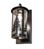 8"W Fulton Tall Pines Outdoor Wall Sconce