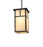 12" Square Hyde Park "T" Mission Outdoor Pendant