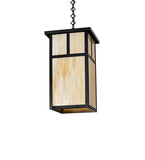 12" Square Hyde Park "T" Mission Outdoor Pendant