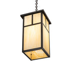 12" Square Hyde Park "T" Mission Outdoor Pendant