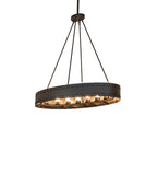 52"L Loxley Escabroso 16 Lt Chandelier