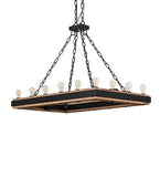 45"L Dowling 16 Lt Oblong Chandelier